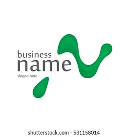 Letter N logo design