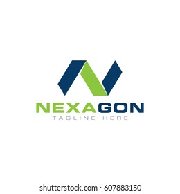Letter N logo design