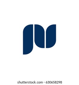 Letter n logo design