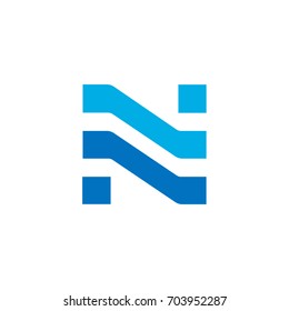 Letter N logo design