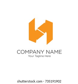 letter N logo design