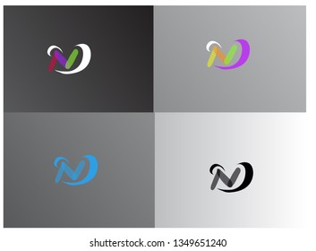 letter N logo design for company or bussines