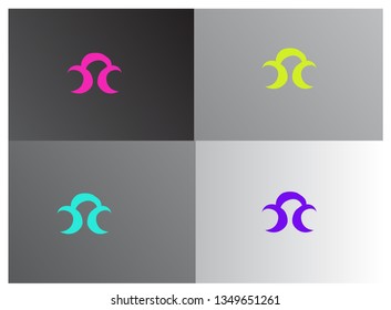 letter N logo design for company or bussines