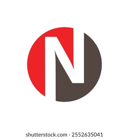 Letter N logo design. Letter N Company logo, N monogram, N Shop logo, modern creative logotype monogram icon design inspiration. On logo, icon design