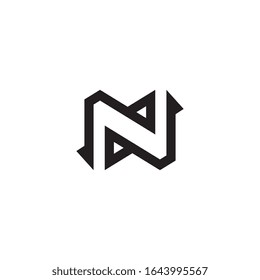 Letter N logo design concept.