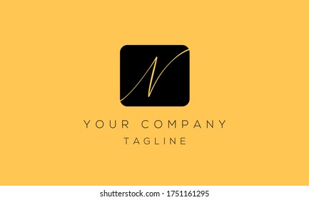 Letter N Logo Design, Creative Modern Icon N