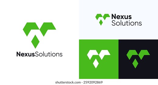 Letter N logo design, creative simple modern icon N for identity sign symbol, Premium vector N illustration template, initial N for Business identity logo, Usable for technology or other business