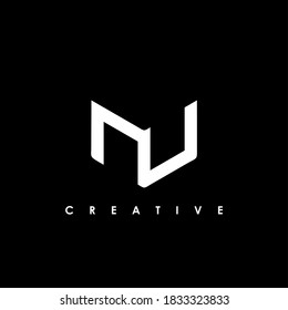 Letter N Logo Design Element Template