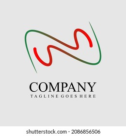 Letter N logo design element template and letter N logo vector.