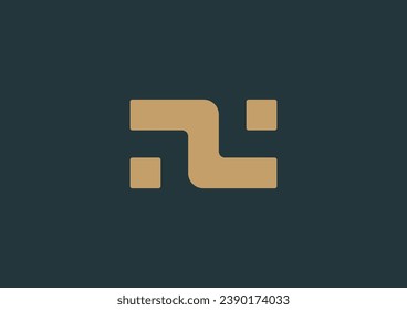 Letter N Logo Design. Exclusive professional logo design for business. Company logo