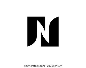 The letter N logo design exploration for brand identity or business. Vector, 2022-2023