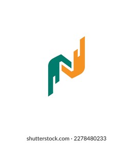 Letter N Logo Design for technology. Initial N Icon