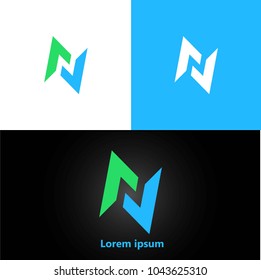 letter N logo design template element. vector logotype