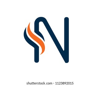 Letter N Logo Design Template