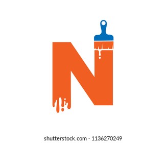 Letter N Logo Design Template