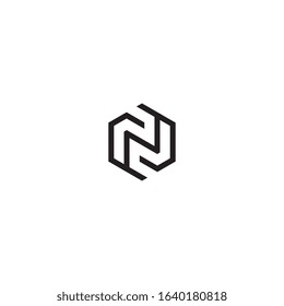 Letter N Logo Design Template.