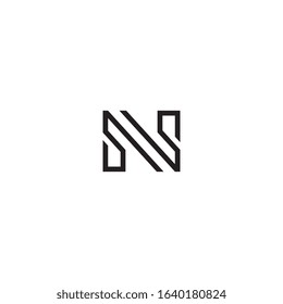 Letter N Logo Design Template.