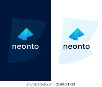 letter n logo design template