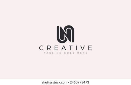 Letter N logo design template vector illustration