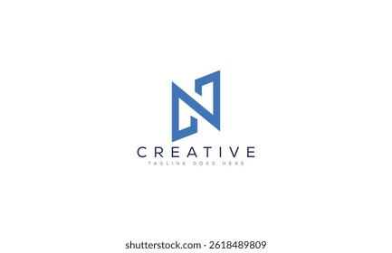 Letter N logo design template vector illustration