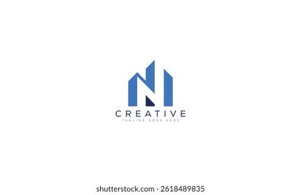 Letter N logo design template vector illustration