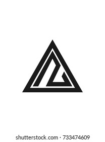 Letter N logo design template
