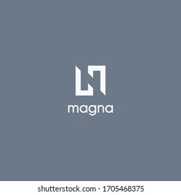Letter N logo design vector template