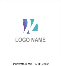 icono de vector de diseño de logotipo de letra n