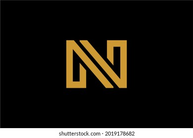Letter N logo design vector. N monogram sign symbol.