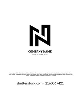 Letter N Logo Design Vector	