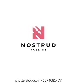 Letter N logo design vector illustration