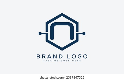 diseño de la plantilla vectorial de diseño del logotipo de letra N para la marca.