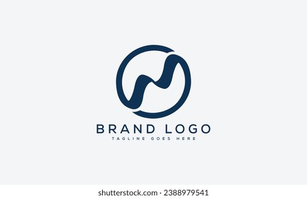 letter N logo design vector template design for brand.