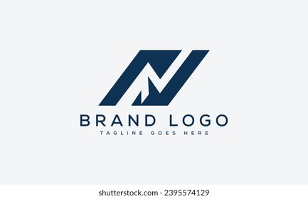 Buchstabe N Logo Design Vektordesign für die Marke.