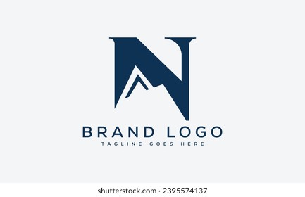 letter N logo design vector template design for brand.