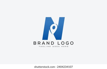 letter N logo design vector template design for brand.