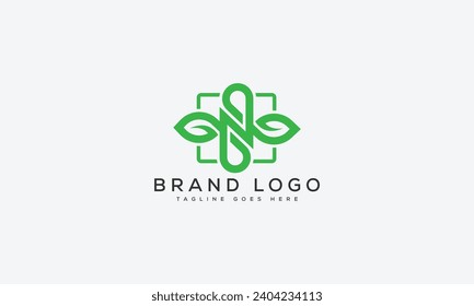 letter N logo design vector template design for brand.