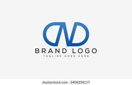 letter N logo design vector template design for brand.