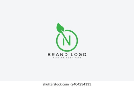 letter N logo design vector template design for brand.