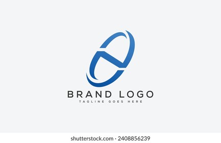 letter N logo design vector template design for brand.