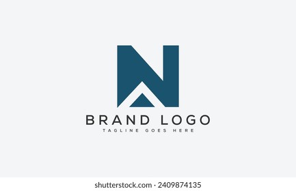letter N logo design vector template design for brand.