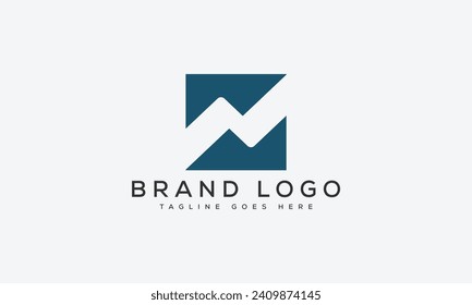 letter N logo design vector template design for brand.