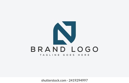 letter N logo design vector template design for brand.