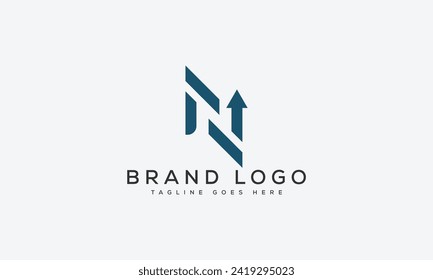 letter N logo design vector template design for brand.