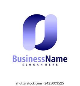 Buchstabe N Logo Design Vektor. Creative Initial N Logo Konzepte Vorlage
