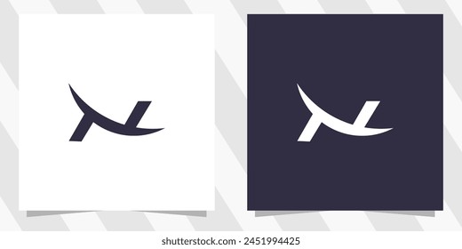 letter n logo design vector