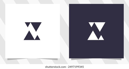 letter n logo design vector