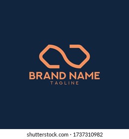 Diseño del logotipo de la letra N, negocios, vector