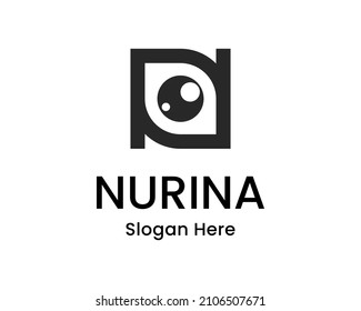 letter N logo, Eps 10 Isolated
