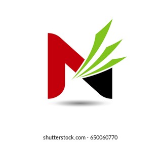 Letter n logo icon
